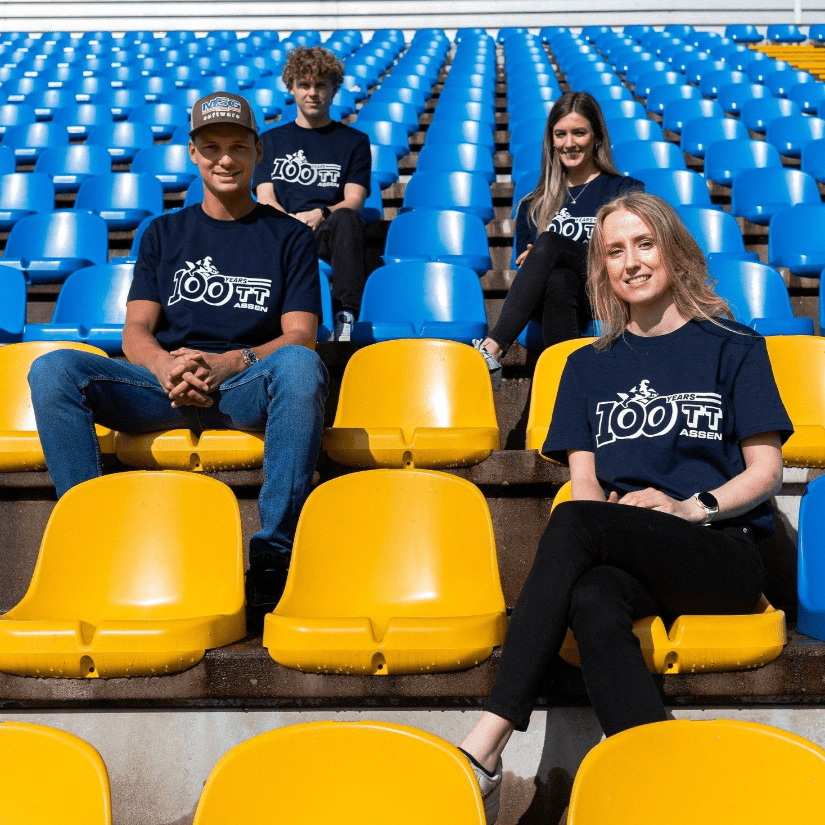 T-shirt | 100 jaar TT Assen | Navy
